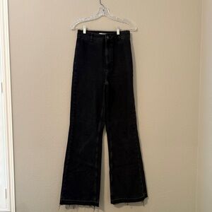 We Are The Free Gray/Black Washed Denim Jeans